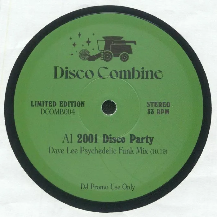 Front cover — DISCO COMBINE — 2001 Disco Party / Potion Of Love (Dave Lee mixes)