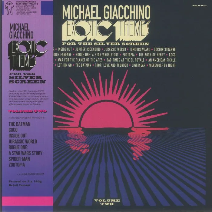 Лицевая сторона обложки — Michael GIACCHINO — Exotic Themes For The Silver Screen Vol 2