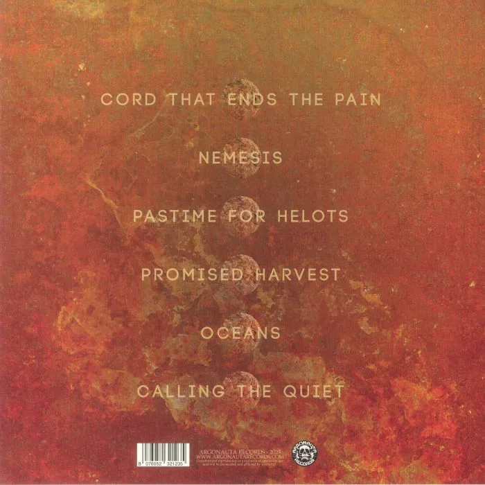 Обратная сторона обложки — WOLVES IN WINTER — The Calling Quiet