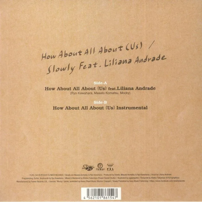 Back cover — SLOWLY — How About All About Us (Japanese Edition)