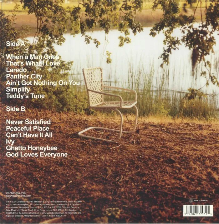 Back cover — Leon BRIDGES — Leon
