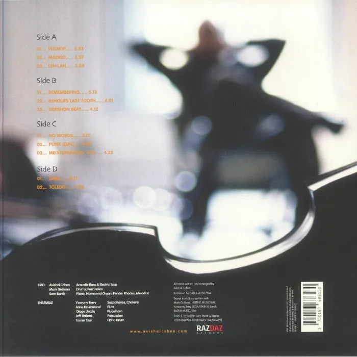 Обратная сторона обложки — AVISHAI COHEN TRIO / ENSEMBLE — At Home (20th Anniversary Edition)