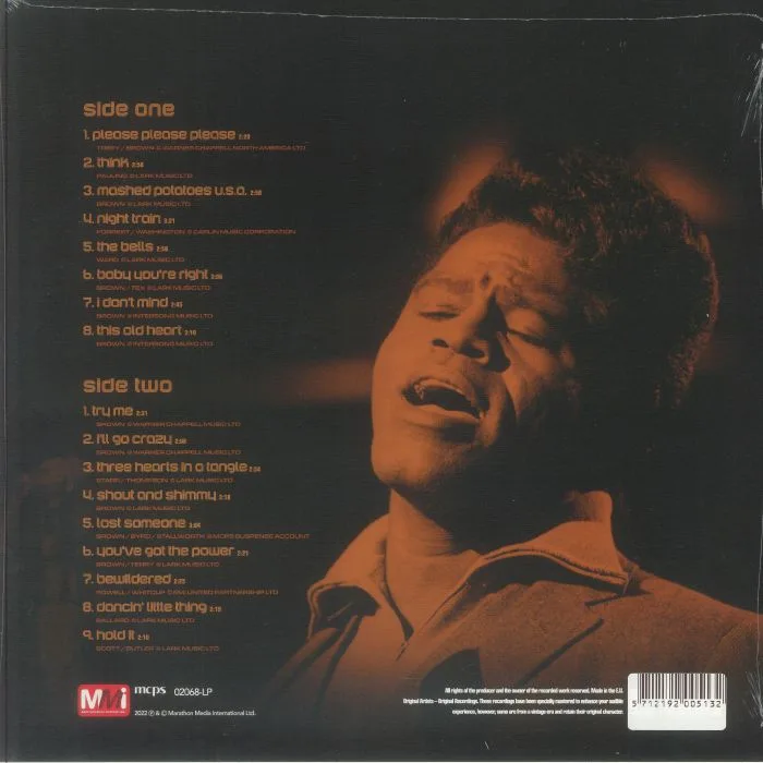 Back cover — James BROWN — Select Soul (reissue)