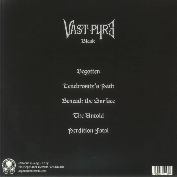 Back cover — VAST PYRE — II Bleak