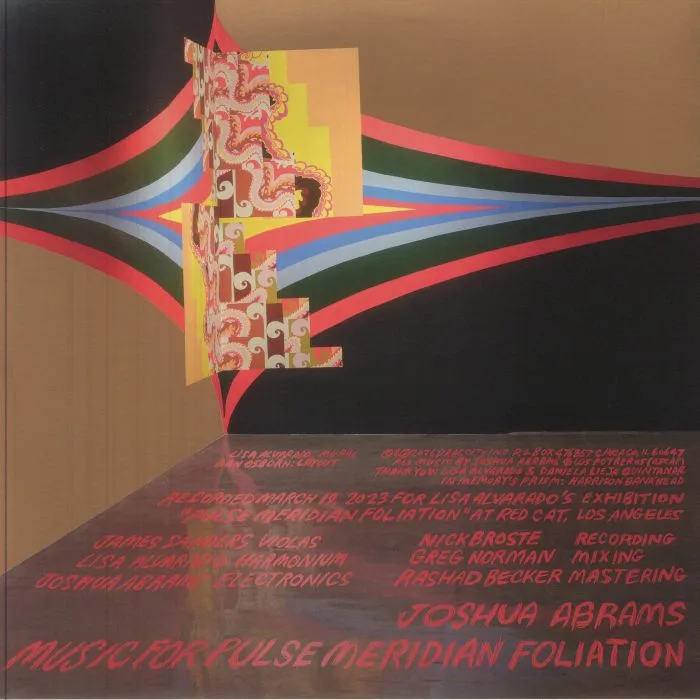 Обратная сторона обложки — Joshua ABRAMS — Music For Pulse Meridian Foliation