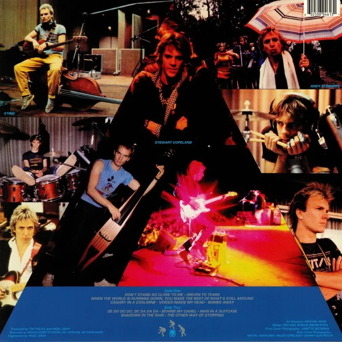 Обратная сторона обложки — The POLICE — Zenyatta Mondatta (reissue)