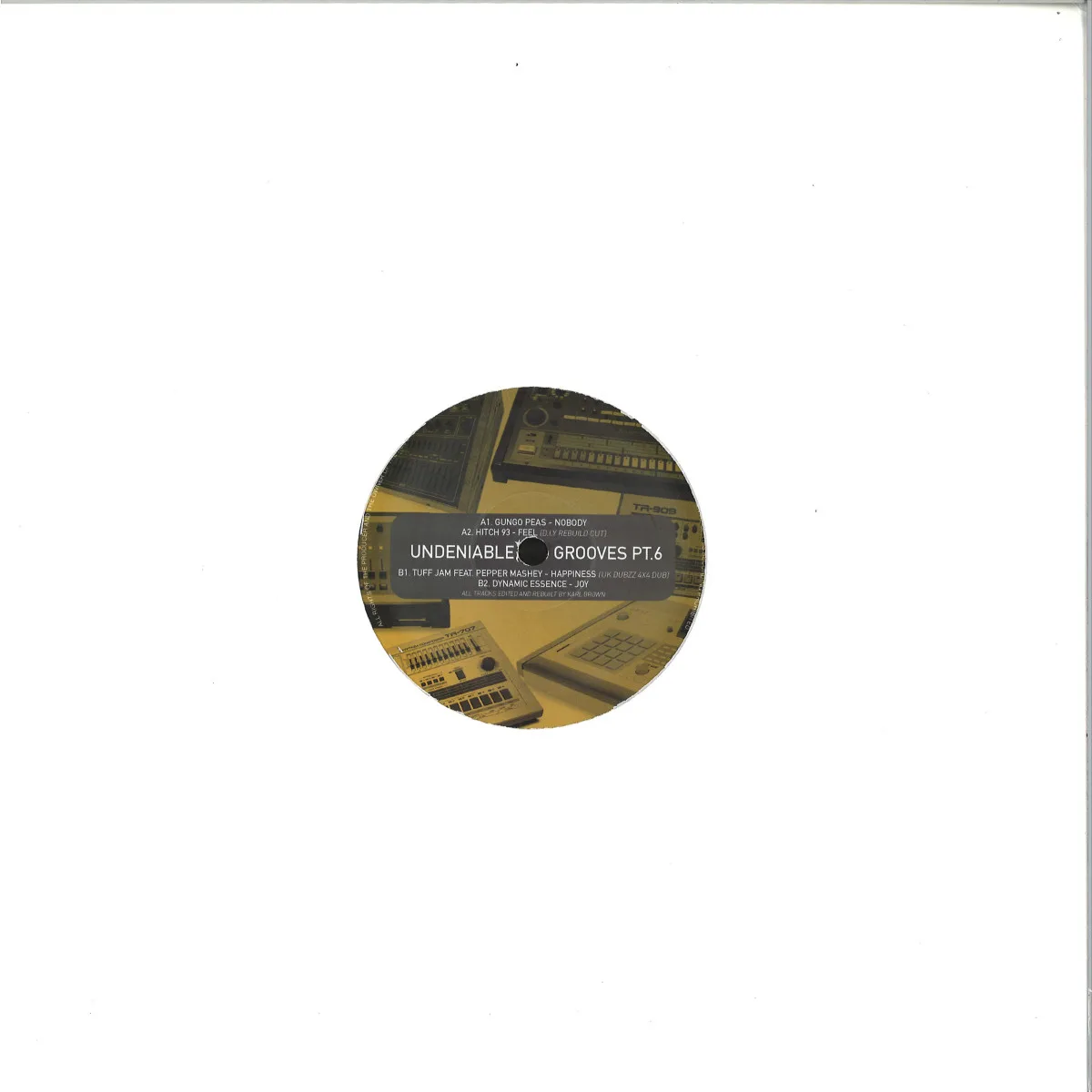 Обратная сторона обложки — Various — Undeniable Grooves Pt. 6