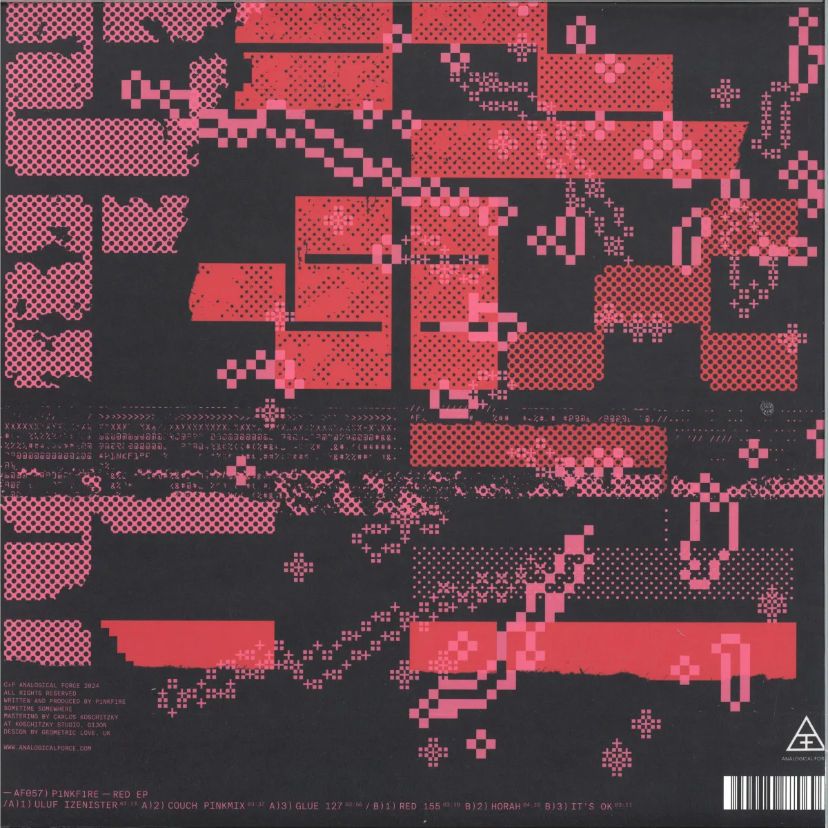 Обратная сторона обложки — p1nkf1re — Red EP