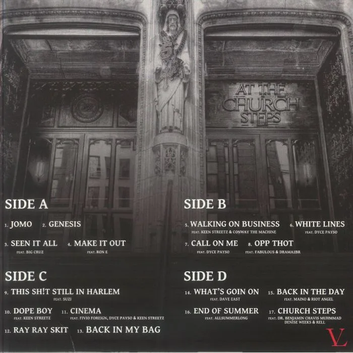 Обратная сторона обложки — Jim JONES — At The Church Steps