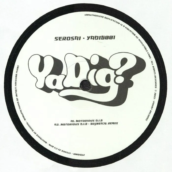 Front cover — SEROSAI — YADIG 001