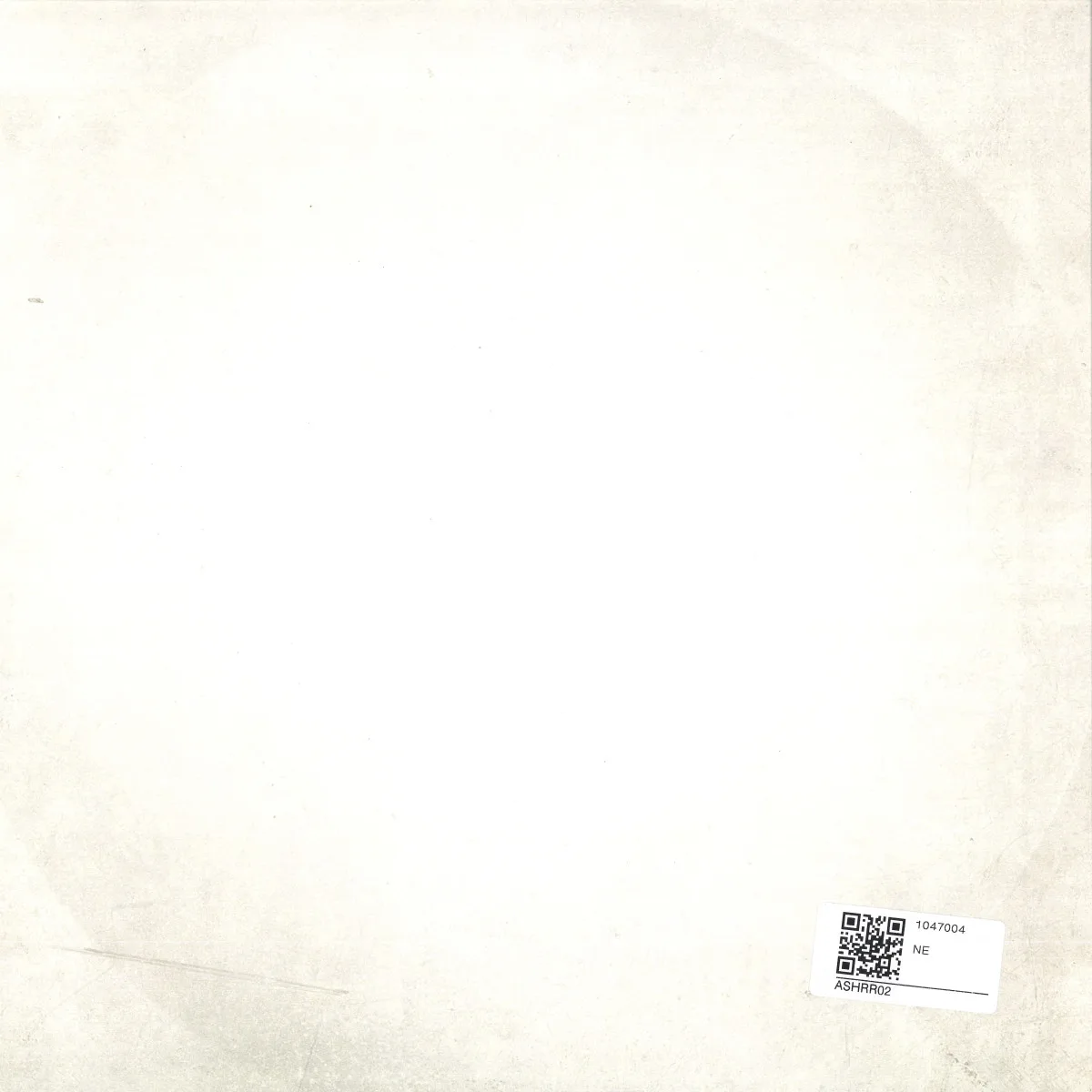 Back cover — Ashrr — Talking In Your Sleep
