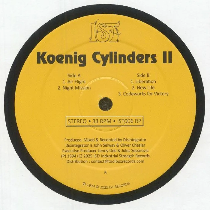 KOENIG CYLINDERS / JOHN SELWAY / OLIVER CHESLER — Koenig Cylinders II (remastered)