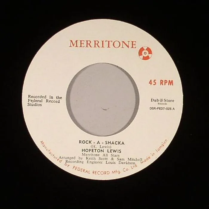Hopeton LEWIS — Rock A Shacka