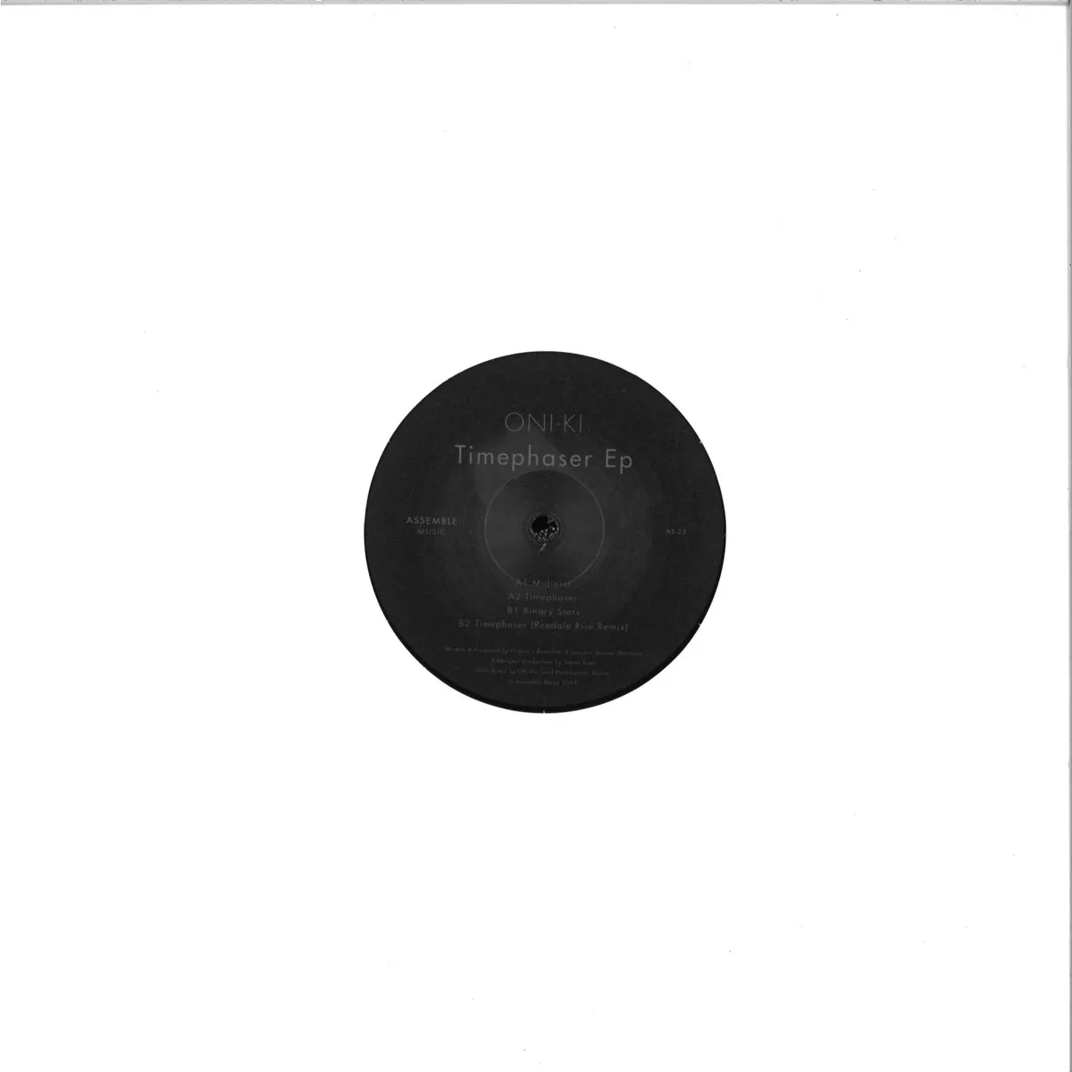 Обратная сторона обложки — Oni-Ki — Timephaser Ep