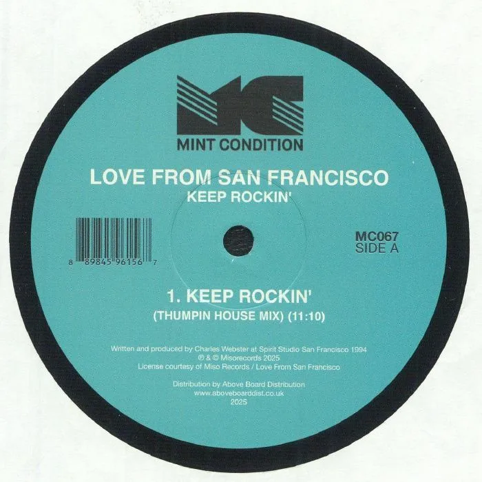 Front cover — LOVE FROM SAN FRANCISCO — Keep Rockin'