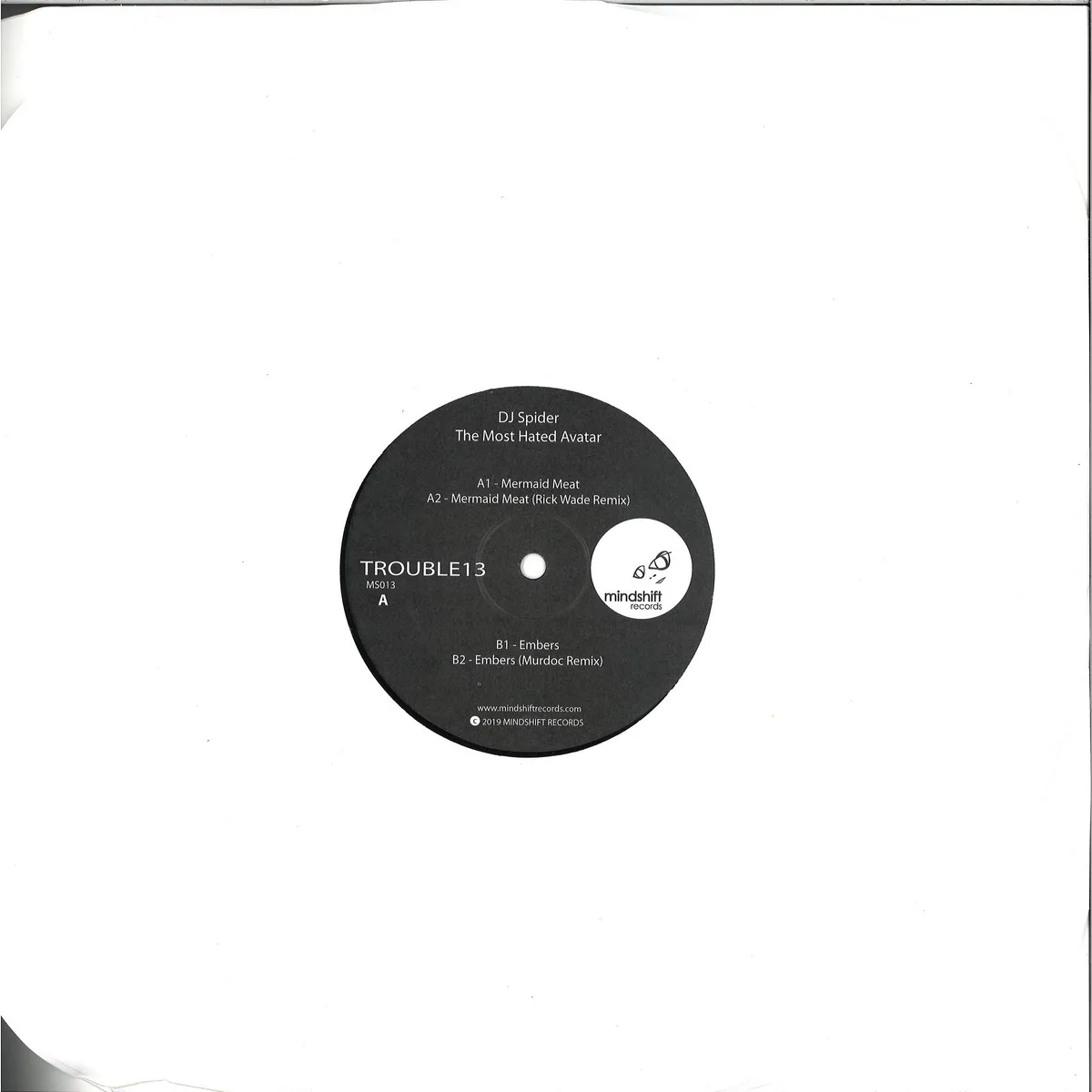 Обратная сторона обложки — Dj Spider — The Most Hated Avatar