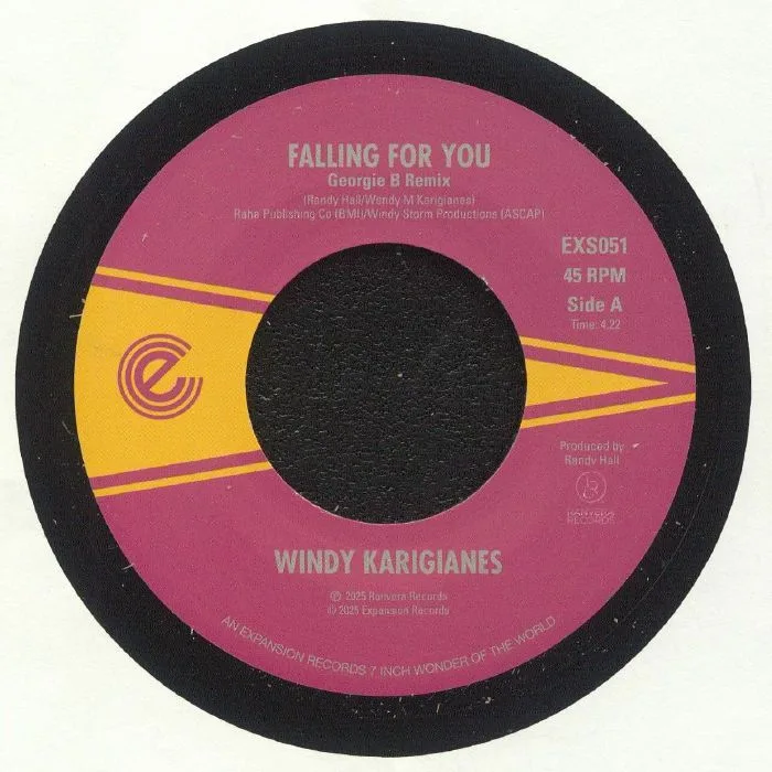 Лицевая сторона обложки — WINDY KARIGIANES — Falling For You