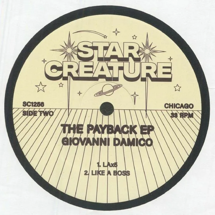 Back cover — Giovanni DAMICO — The Payback EP