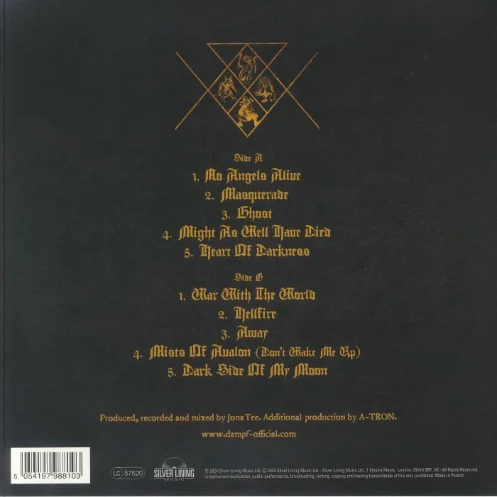 Back cover — DAMPF — No Angels Alive