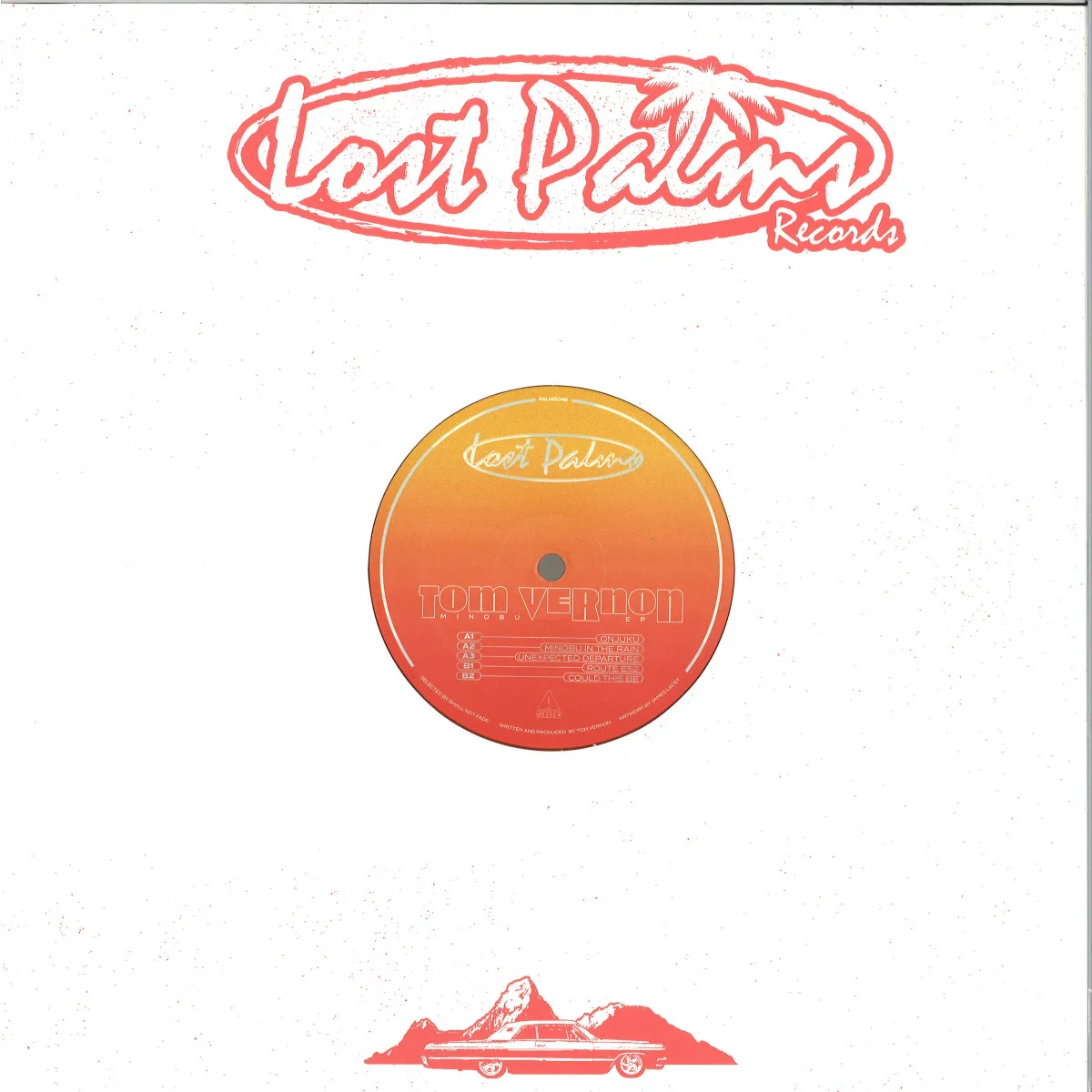 Back cover — Tom Vernon — Minobu EP