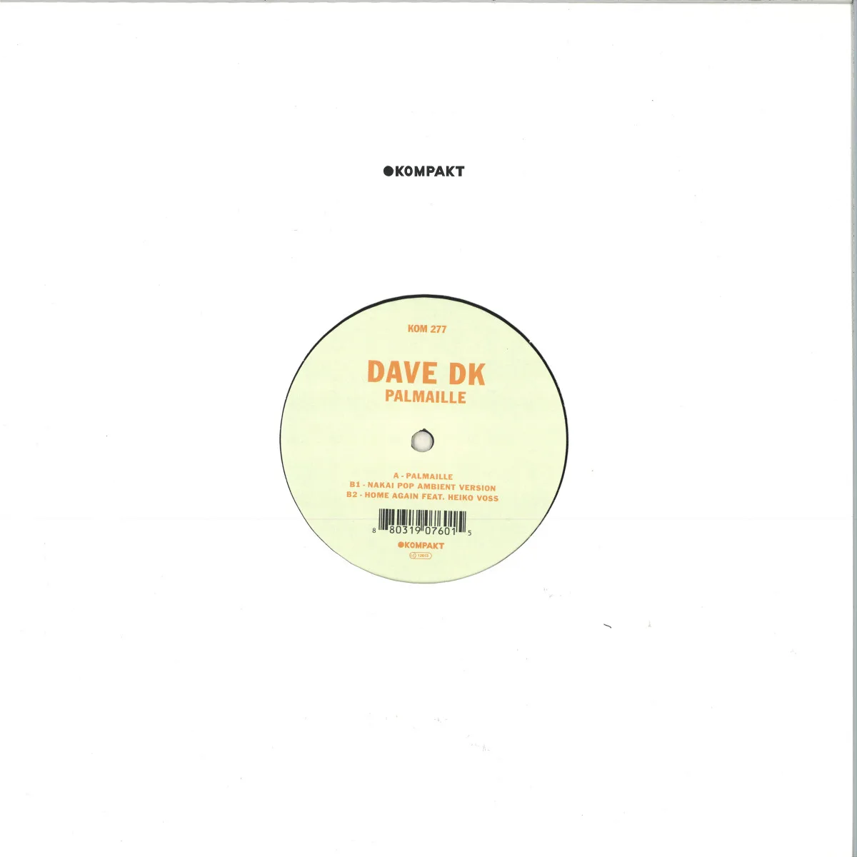 Front cover — Dave Dk — Palmaille
