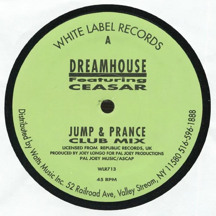 Front cover — DREAMHOUSE feat CEASAR — Jump & Prance