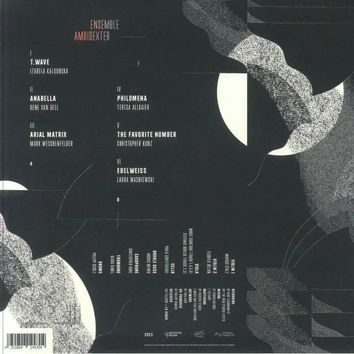 Back cover — ENSEMBLE AMBIDEXTER — Ensemble Ambidexter