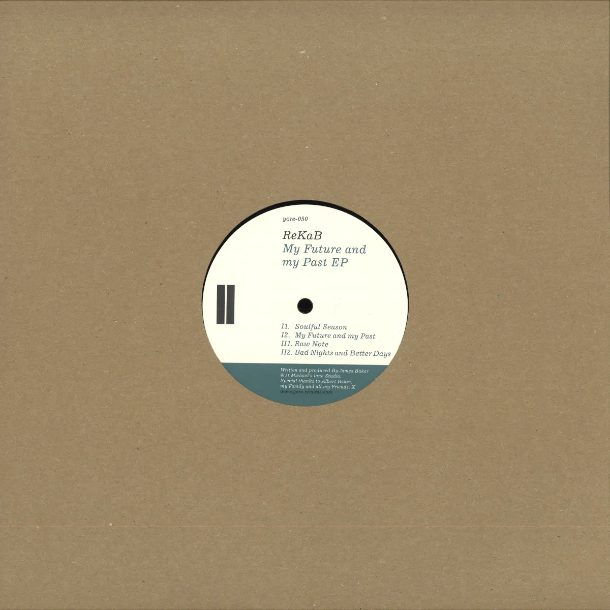 Back cover — Rekab — My Future and my Past EP