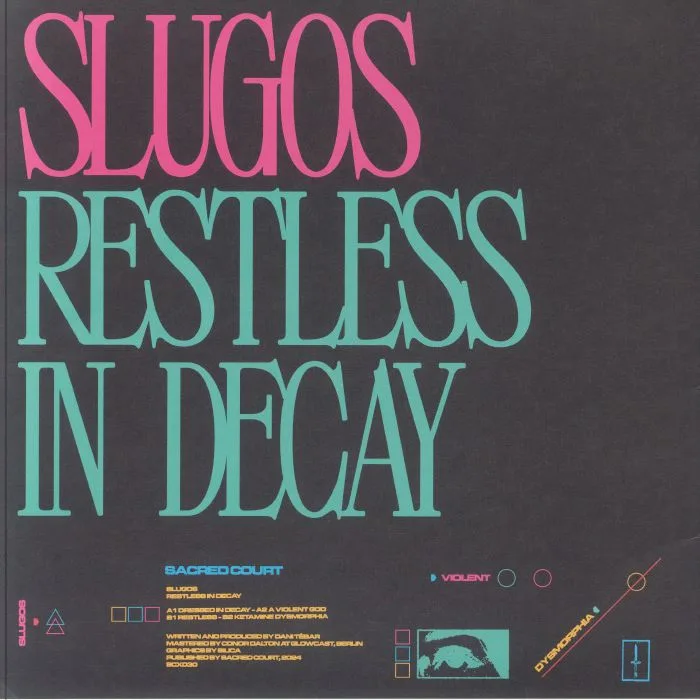 Обратная сторона обложки — SLUGOS — Restless In Decay EP