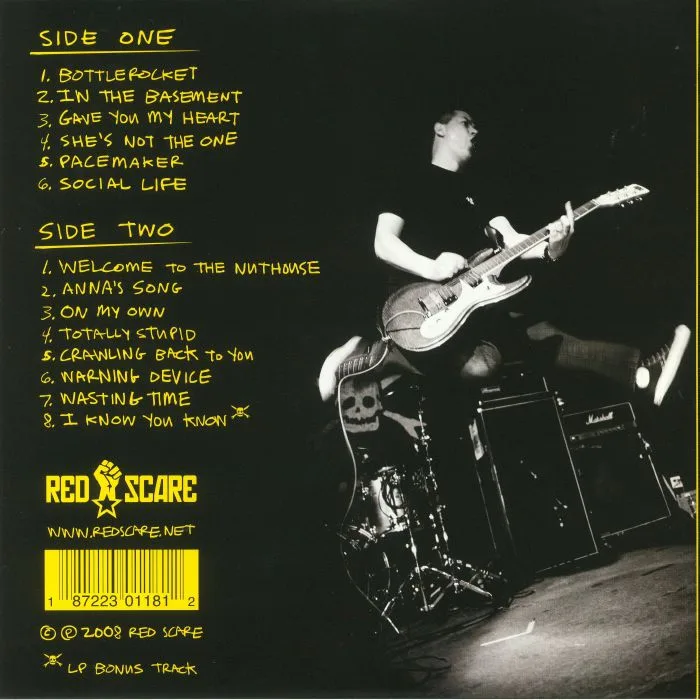 Обратная сторона обложки — TEENAGE BOTTLEROCKET — Warning Device: 10th Anniversary Edition