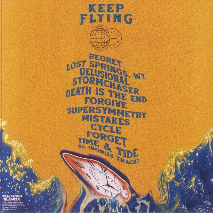 Back cover — KEEP FLYING — Time & Tide