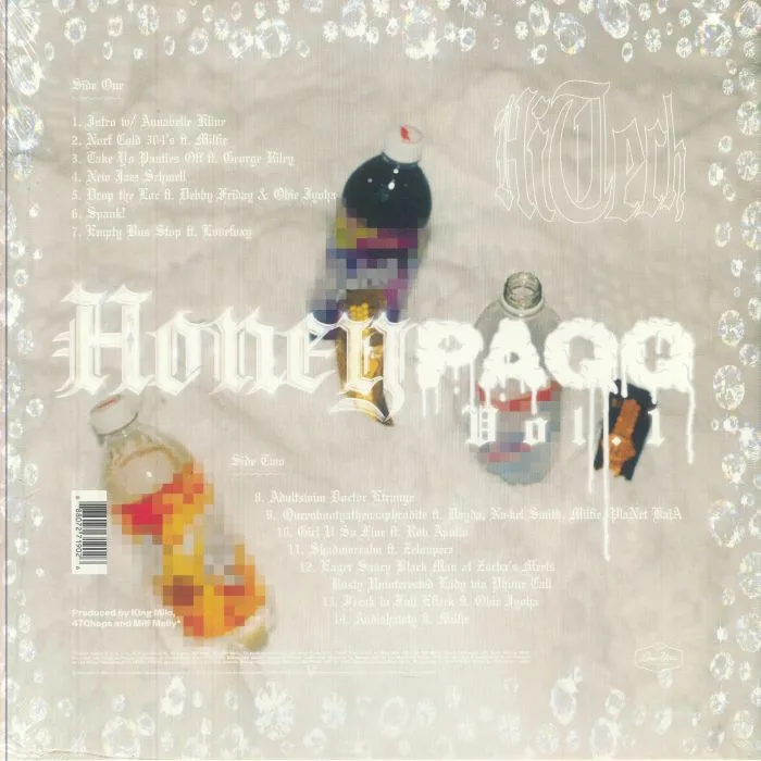 Back cover — HITECH — Honeypaqq Vol 1