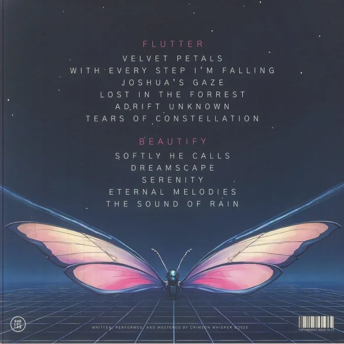 Back cover — CRIMSON WHISPER — Flutter & Beautify