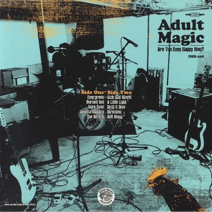 Back cover — ADULT MAGIC — Are You Even Happy Now?