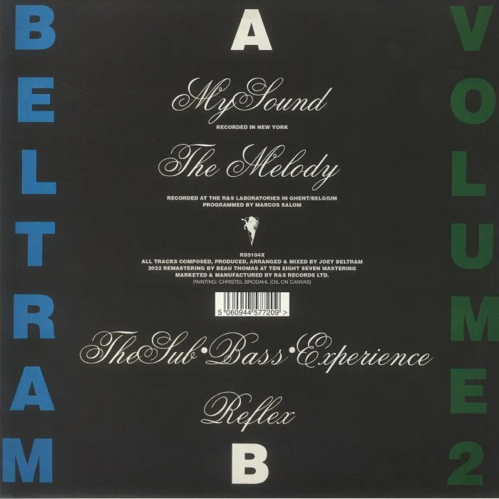 Back cover — Joey BELTRAM — Beltram Vol 2 (reissue)