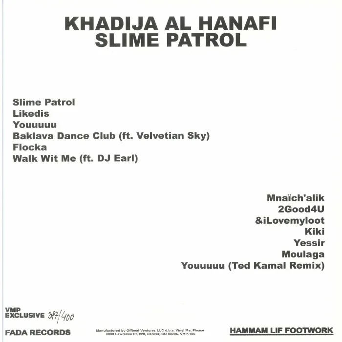 Back cover — Khadija AL HANAFI — Slime Patrol