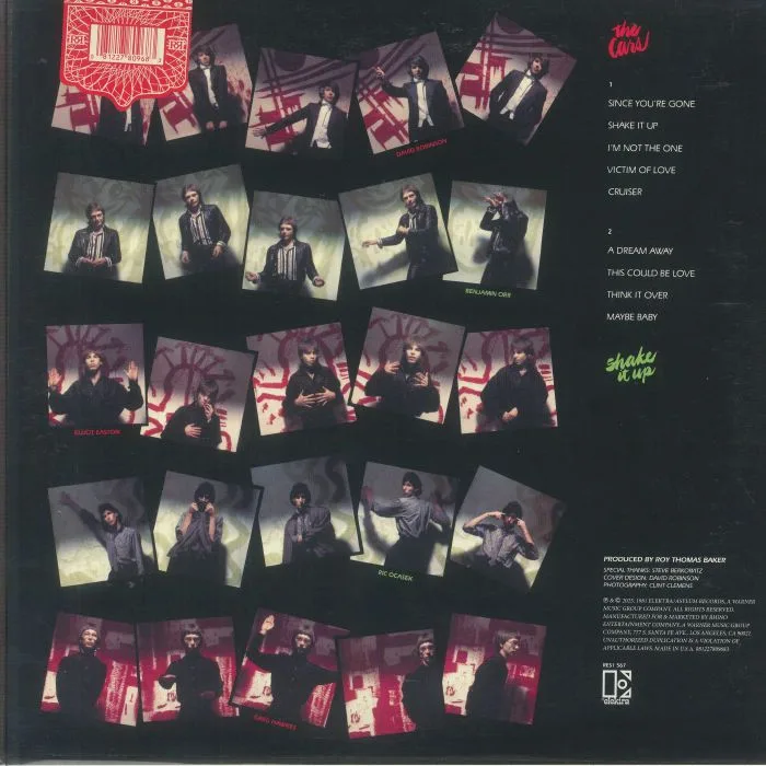 Обратная сторона обложки — The CARS — Shake It Up (Expanded Edition)