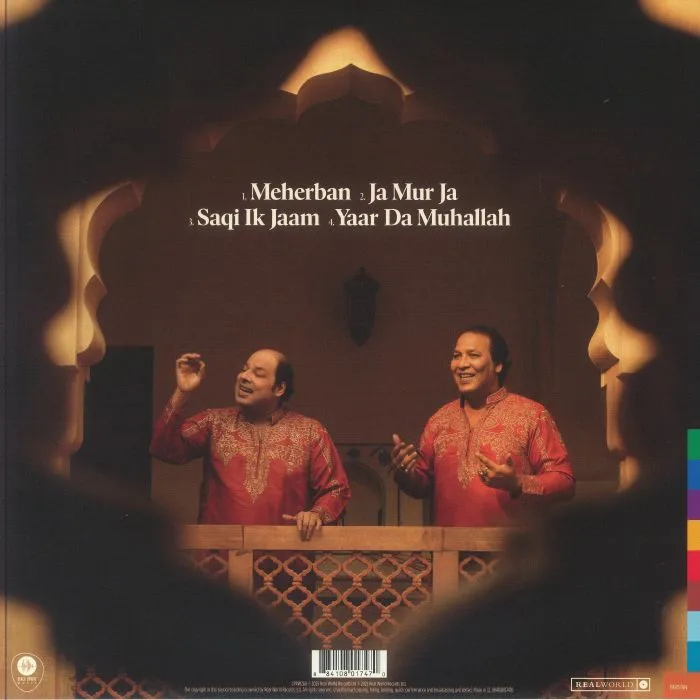 Обратная сторона обложки — Rizwan Muazzam QAWWALI — At The Feet Of The Beloved