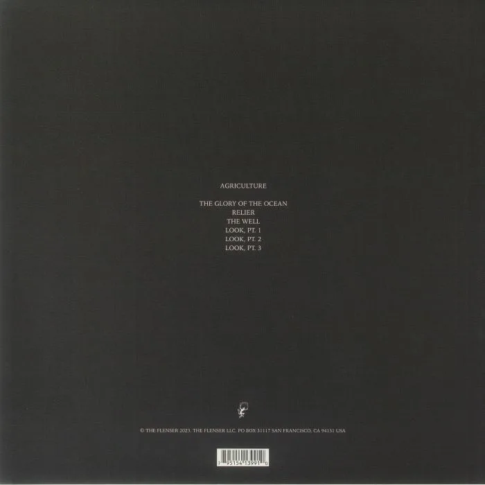 Back cover — AGRICULTURE — Agriculture