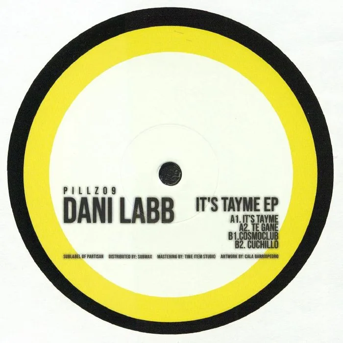 Обратная сторона обложки — Dani LABB — It's Tayme EP