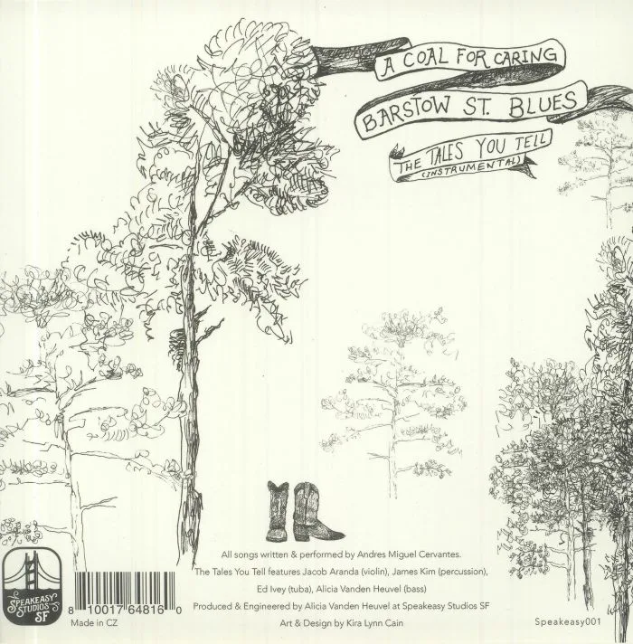 Back cover — Andres Miguel CERVANTES — A Coal For Caring