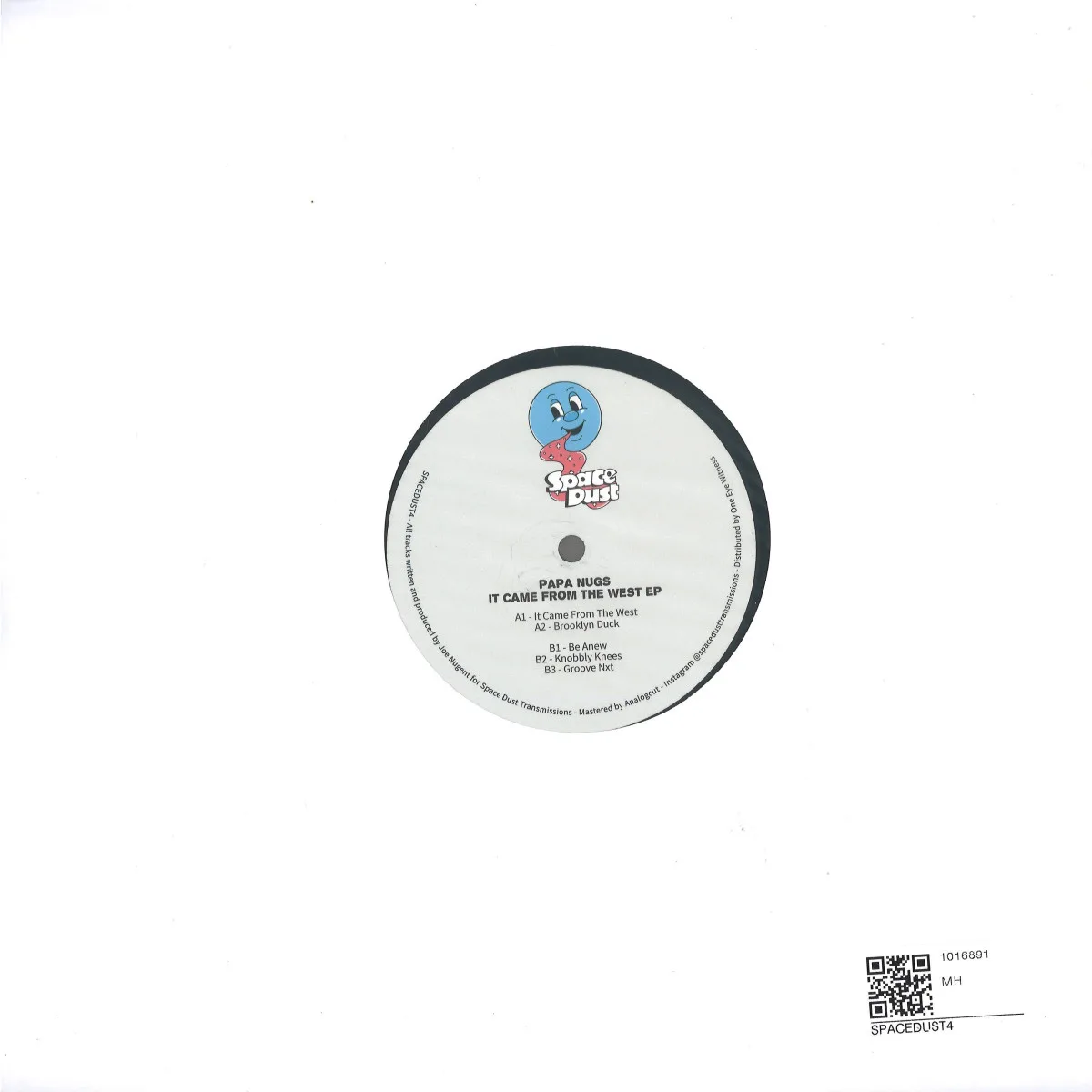 Back cover — Papa Nugs — It Came From The West EP