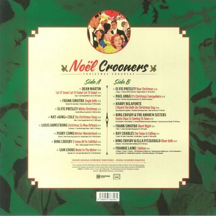 Back cover — VARIOUS — Noel Crooners