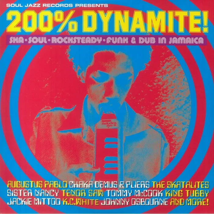 VARIOUS — 200% Dynamite! Ska Soul Rocksteady Funk & Dub In Jamaica (reissue)