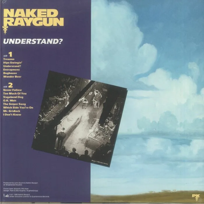 Back cover — NAKED RAYGUN — Understand? (remastered)
