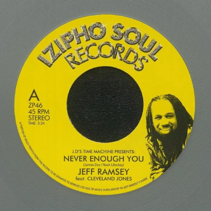 Лицевая сторона обложки — JD'S TIME MACHINE presents JEFF RAMSEY — Never Enough You