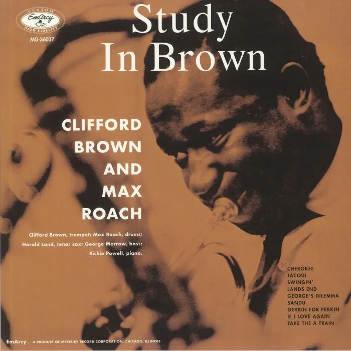 Лицевая сторона обложки — Clifford BROWN / MAX ROACH — Study In Brown (Acoustic Sounds Series Edition) (reissue)