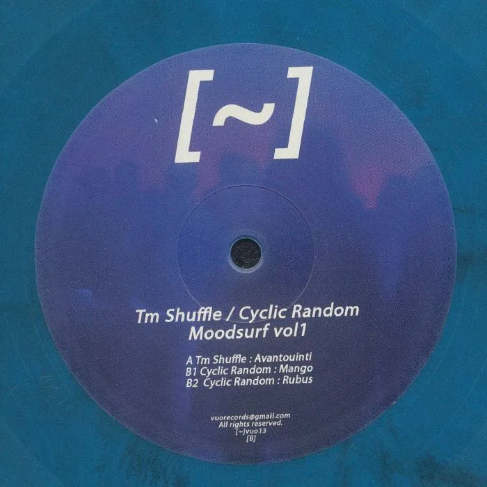 Back cover — TM SHUFFLE / CYCLIC RANDOM — Moodsurf Vol 1