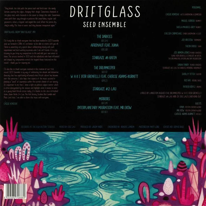 Обратная сторона обложки — SEED ENSEMBLE — Driftglass