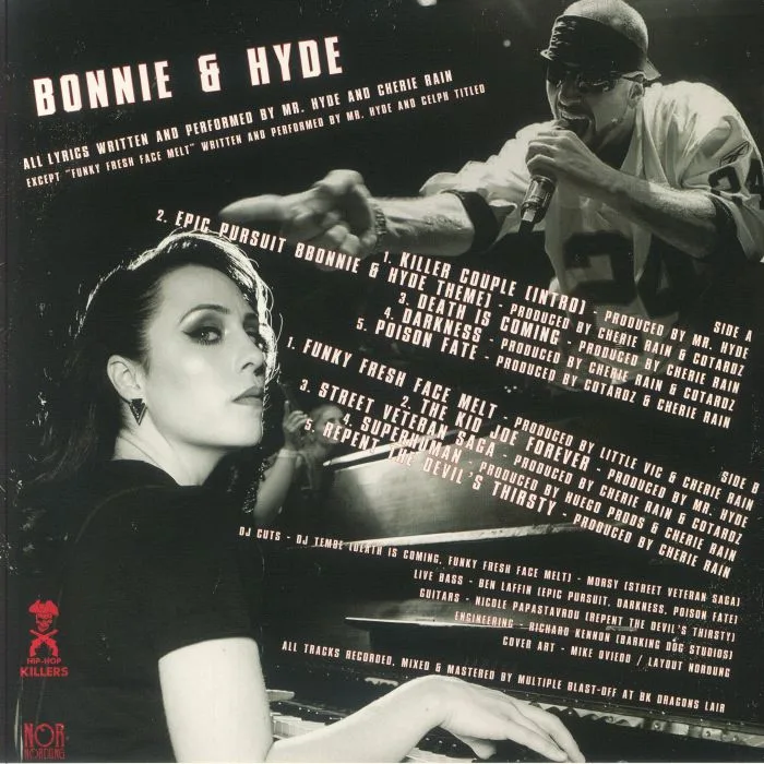 Обратная сторона обложки — MR HYDE / CHERIE RAIN — Bonnie & Hyde